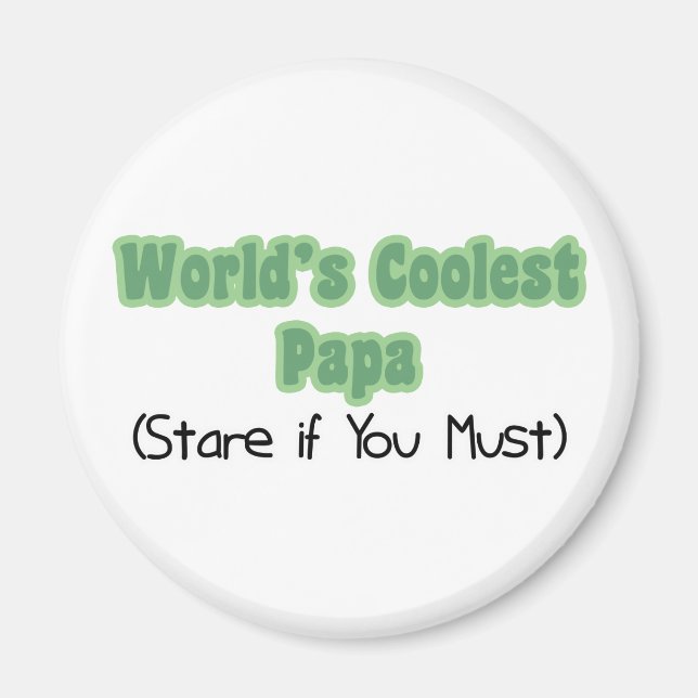 World's Coolest Pappa Magnet (Framsidan)