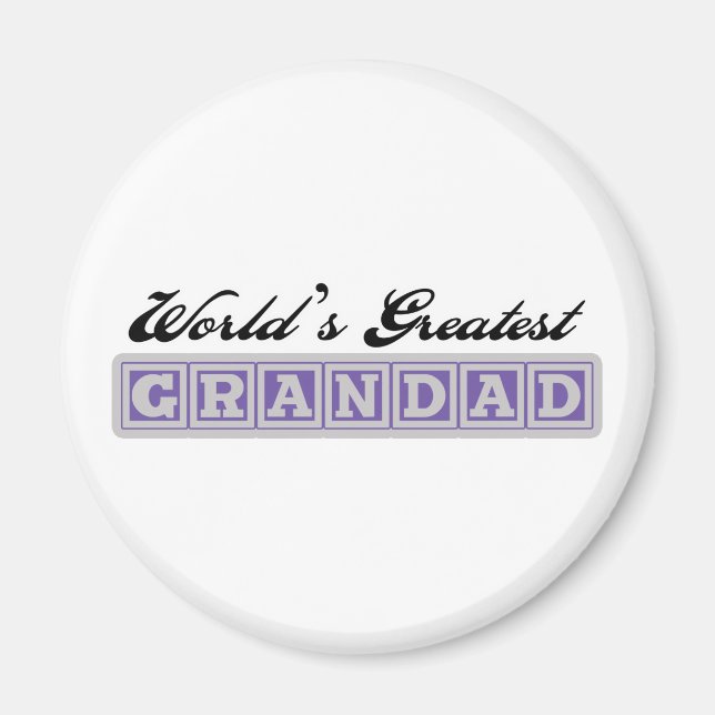 World's Underbarare farfar Magnet (Framsidan)