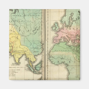 World as Known to Ancients Division Magnet