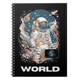 World Astronaut-design Anteckningsbok