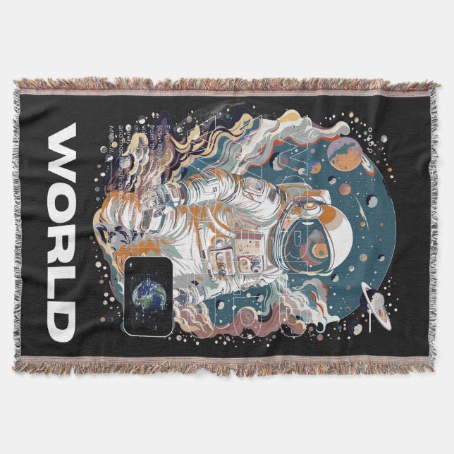 World Astronaut-design Filt (Framsidan)