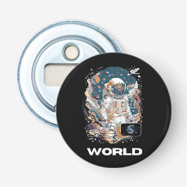 World Astronaut-design Flasköppnare