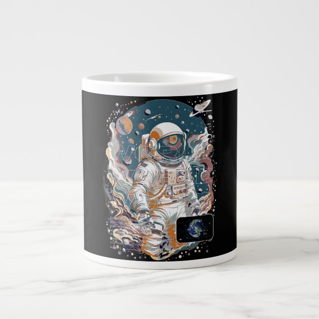 World Astronaut-design Jumbo Mugg (Framsidan)