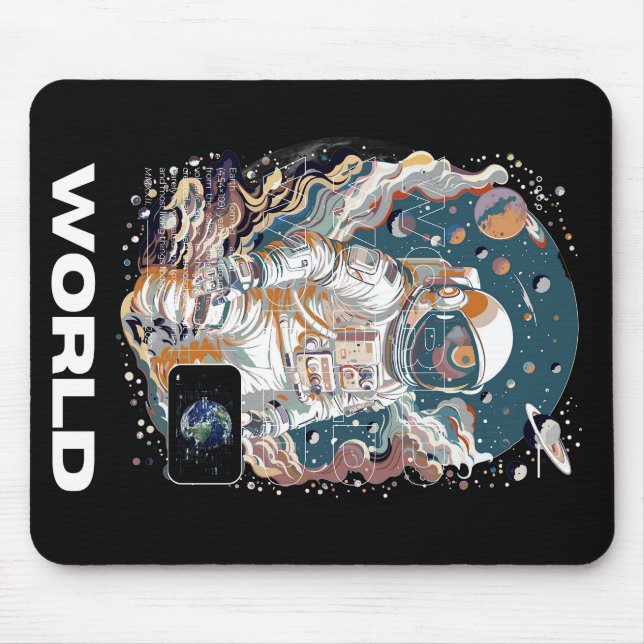 World Astronaut-design Musmatta (Framsidan)
