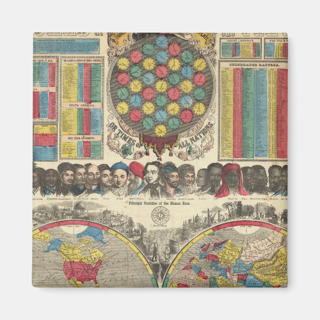 World at One View Magnet (Framsidan)