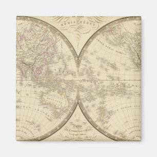 World Atlas Karta Magnet
