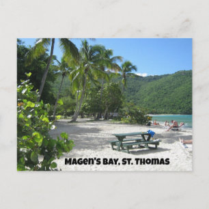 World berömd Magen's Bay, St. Thomas Vykort