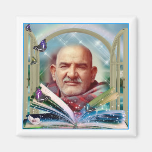 World berömd Saint Neem Karoli Baba ji Magnet