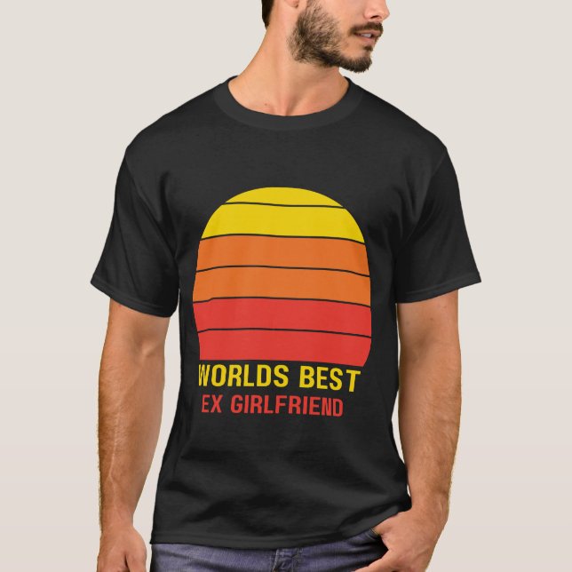 World Best Ex Girlkompis kärlek solnedgångspresent T Shirt (Framsida)
