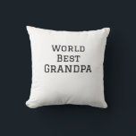 World best Grandpa add namn text sport text simpel Kudde<br><div class="desc">utformning</div>