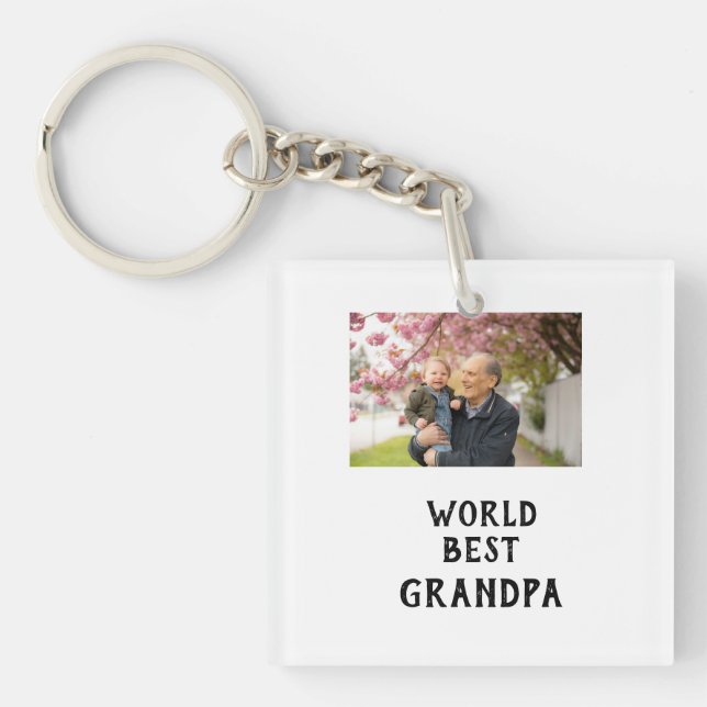 World best Grandpa photo name father's day grandpa (Framsidan)