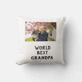 World best Grandpa photo name father's day grandpa Kudde