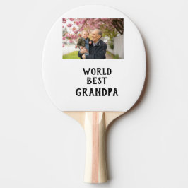 World best Grandpa photo name father's day grandpa Pingisracket