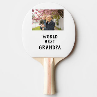 World best Grandpa photo name father's day grandpa Pingisracket