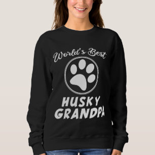 World Best Husky Grandpa T Shirt