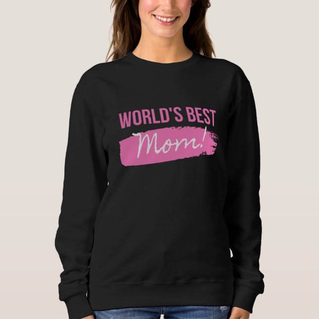World Best Mom T Shirt (Framsida)
