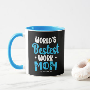 World Bestest Work Mamma ger för bästa Mor Mugg