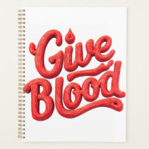World Blood Donor Day - Glossy Blood Donation Text