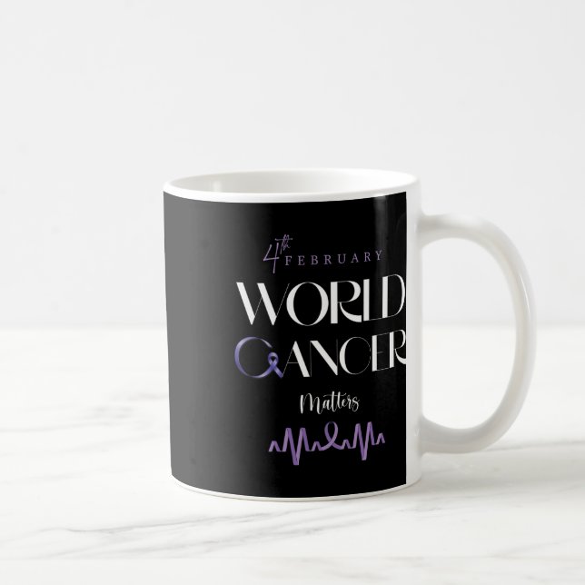 World Cancer Day February Support 2022  Kaffemugg (Höger)