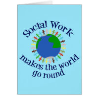 World Card för inspirationerande Social-arbetsoffe