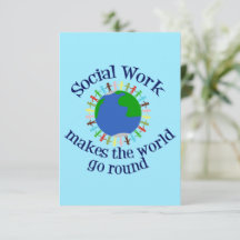 World Card för inspirationsoffert för Social-arbet