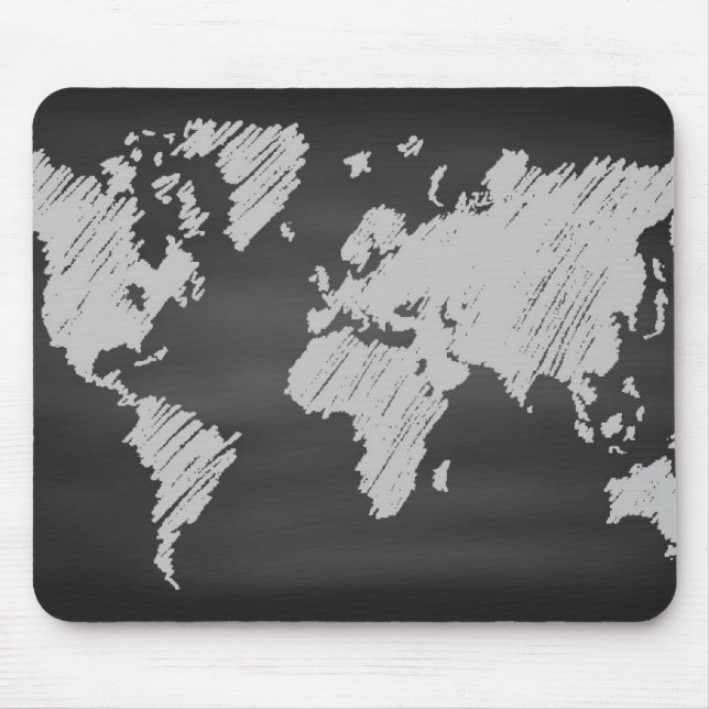 World Chalkboard Karta Musmatta (Framsidan)