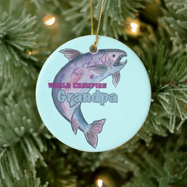 World Champion Grandpa ornament (Träd)