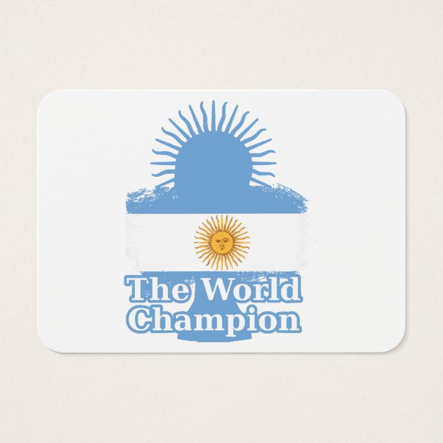 World Champion Visitkort (Framsidan)