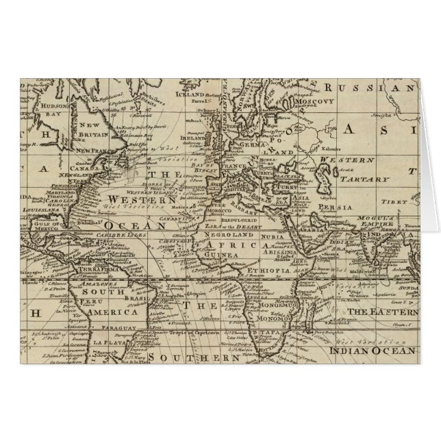 World Chart Hälsningskort (Framsidan Horizontal)