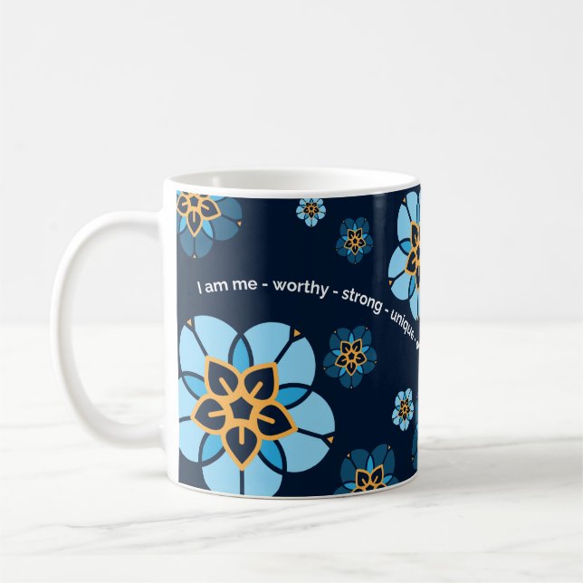 World Childless Week Bekräftelse Mugg - marinblå (Vänster)