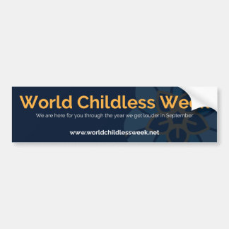 World Childless Week Bildelkalender Bildekal