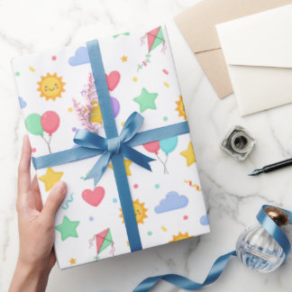 World Children’s Day Wrapping Paper Presentpapper