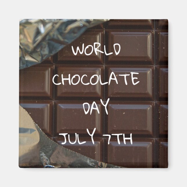 World Chocolate Day, juli 7:e Magnet (Framsidan)