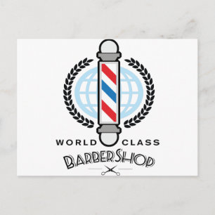 World Class Barber Shop Vykort