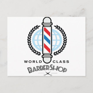 World Class Barber Shop Vykort