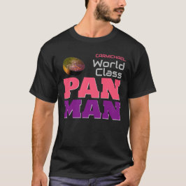World Class Pan Man på BLACK T Shirt