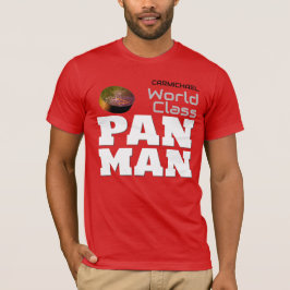 World Class Pan Man på RED T Shirt