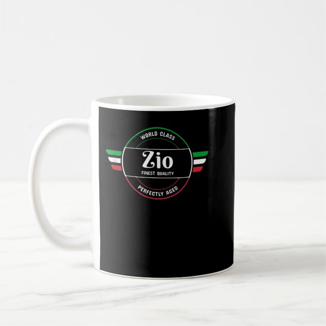 World Class Zio Italienska Pridet farbror Shirt Kaffemugg (Vänster)
