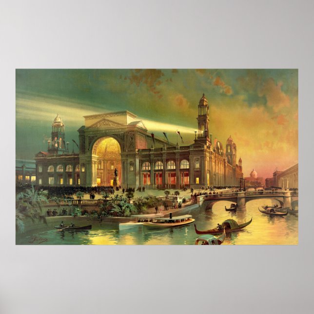World Columbian Exposition 1892 Poster (Framsidan)