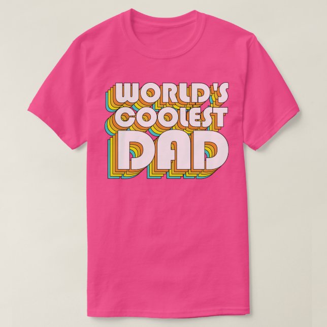 World Coolest Pappa Fantastisk Pappa Gift T Shirt (Design framsida)