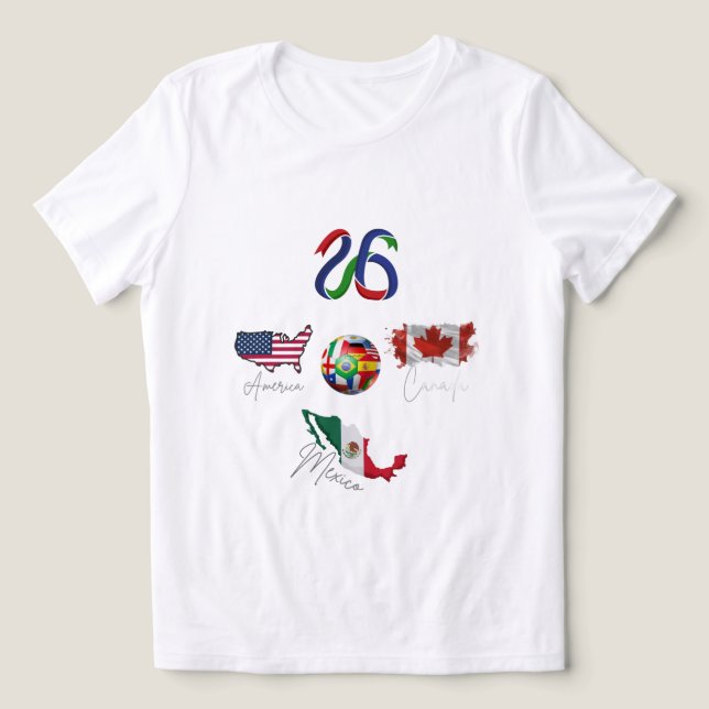  World Cup 2026 Shirt • Family matching shirt, T Shirt (Design Framsida)