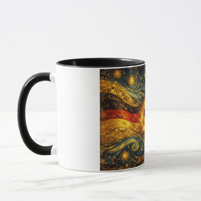 World Cup 2026 Starry Night Soccer Mug Mugg (Vänster)