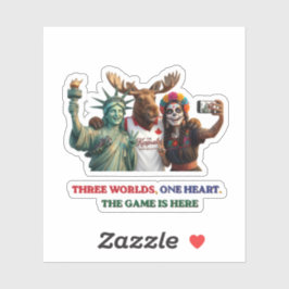 World Cup 2026 Unity Sticker Klistermärken