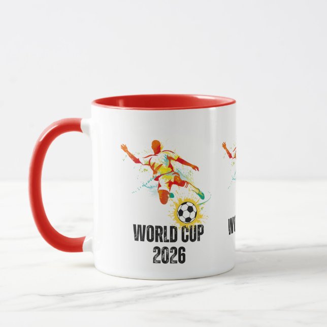 World Cup Soccer 2026 Souvenir Mug Mugg (Vänster)