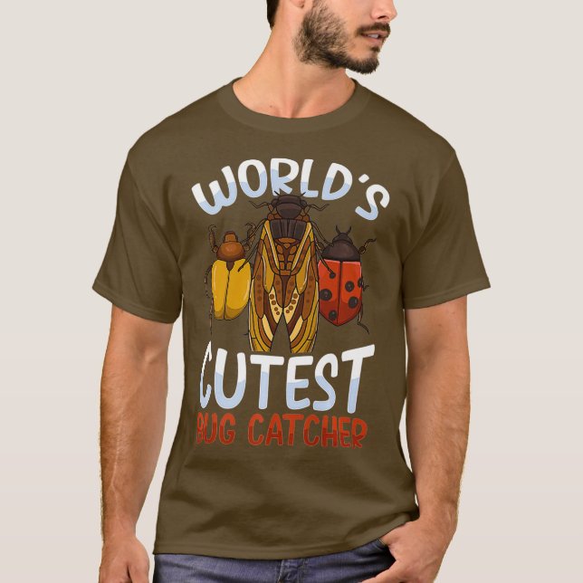 World Cutest Kryp Catcher Premium T Shirt (Framsida)