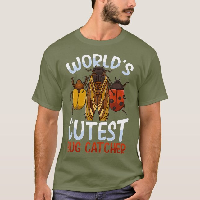 World Cutest Kryp Catcher T Shirt (Framsida)