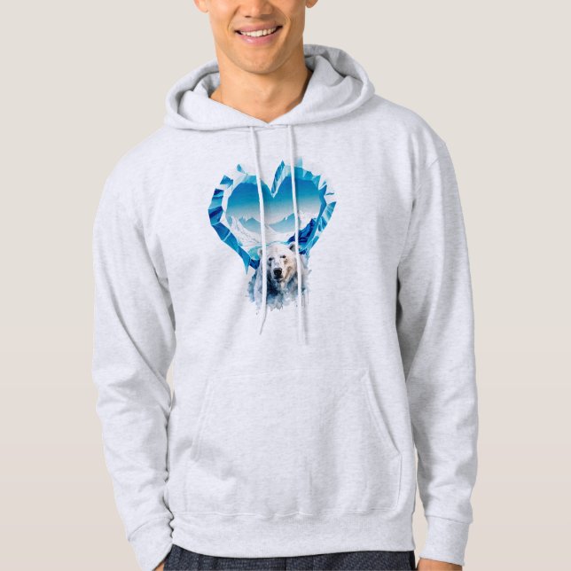 World Day for Glaciers  Hoodie (Framsida)