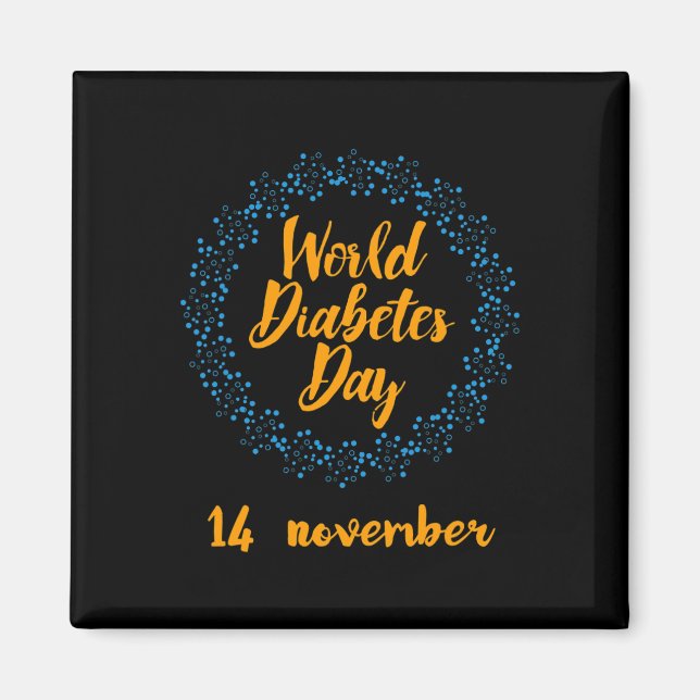 World Diabetes Day  Magnet (Framsidan)