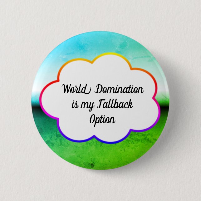 World Domination Button Knapp (Framsida)