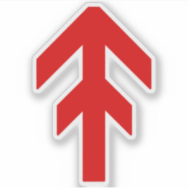 World Domination Rune (röd) Klistermärken